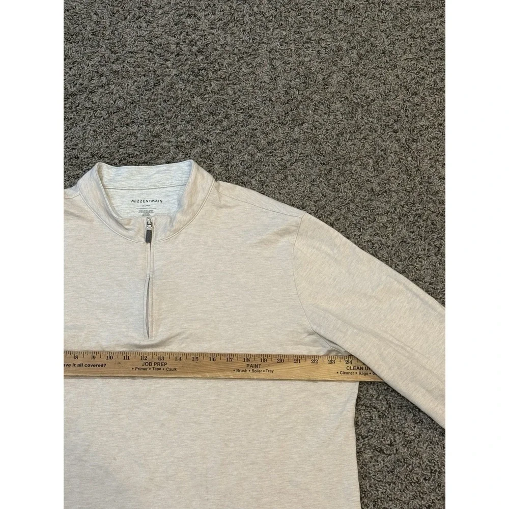 Mizzen Main ProFlex Quarter Zip Mens 2XL Coastal Athleisure Golf Mock Neck 1/4